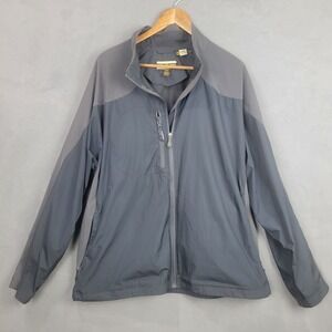 North End Ezem System Hybrid Jacket Mens XL Gray Mock‎ Neck Full Zip Outdoor